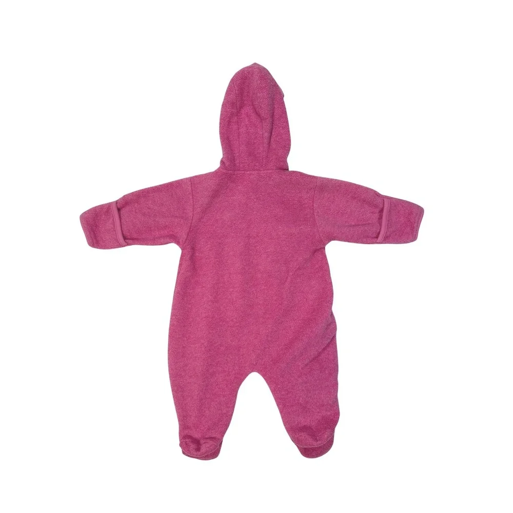 Disney Baby Mickey Minnie Mouse Pink‎ Fleece Hooded Footed Bunting 3-6M